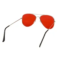 Arzonai Classics Aviator Silver-Red UV Protection Sunglasses For Men  Women |MA-095-S9|-thumb4