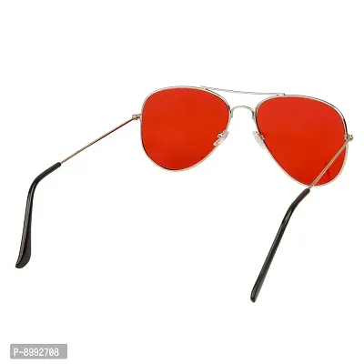 Arzonai Classics Aviator Silver-Red UV Protection Sunglasses For Men  Women |MA-095-S9|-thumb5