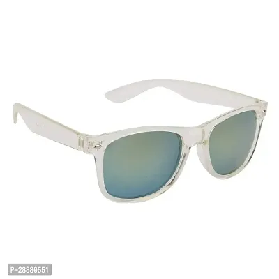 Modern Silver Plastic Sunglasses-thumb3