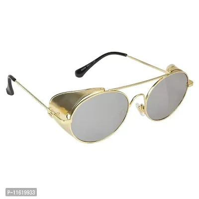 Fabulous Silver Metal UV Protected Sunglasses For Men-thumb3