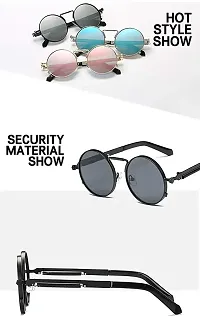 Unisex Metal Sunglasses-thumb2