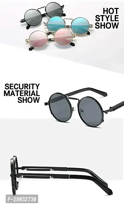 Unisex Metal Sunglasses-thumb3