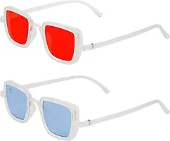 Modern Multicoloured Plastic Sunglasses Pack Of 2-thumb4