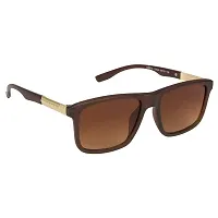 Modern Brown Plastic Sunglasses-thumb1