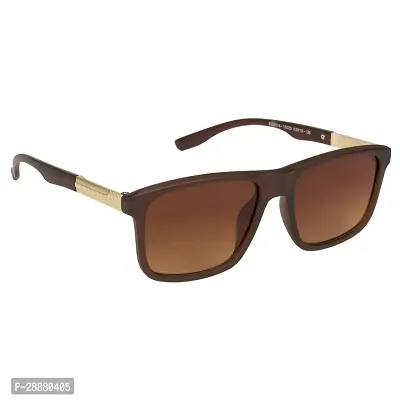 Modern Brown Plastic Sunglasses-thumb2