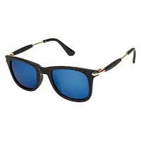 Fabulous Blue Metal UV Protected Sunglasses For Men-thumb3