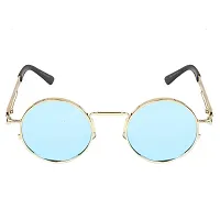 Fabulous Blue Metal UV Protected Sunglasses For Men-thumb1