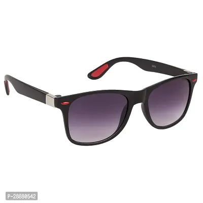 Modern Black Plastic Sunglasses-thumb3