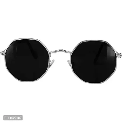 Fabulous Black Metal UV Protected Sunglasses For Men-thumb2