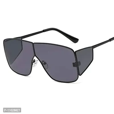 Fabulous Black Metal UV Protected Sunglasses For Men-thumb0