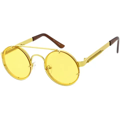 Stylish Metal Round Sunglasses For Unisex