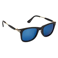 Fabulous Blue Metal UV Protected Sunglasses For Men-thumb2