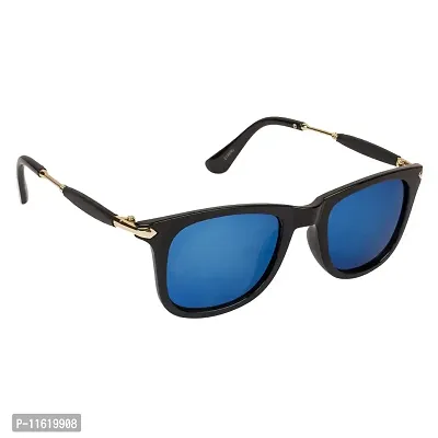 Fabulous Blue Metal UV Protected Sunglasses For Men-thumb3