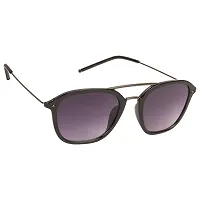 Arzonai Jack Retro Square Shape Black-Black UV Protection Sunglasses For Men  Women [MA-059-S1 ]-thumb1