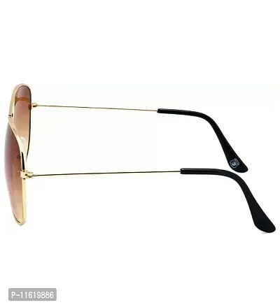 Fabulous Brown Metal UV Protected Sunglasses For Men-thumb3