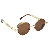 Fabulous Brown Metal UV Protected Sunglasses For Men-thumb2