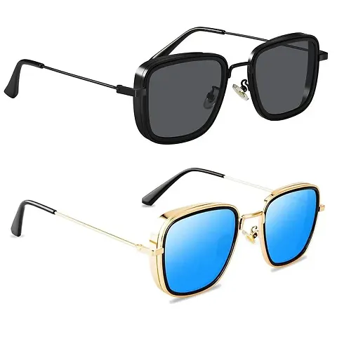 Stylish Metal Sunglasses Pack Of 2 For Women