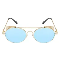 Fabulous Blue Metal UV Protected Sunglasses For Men-thumb1