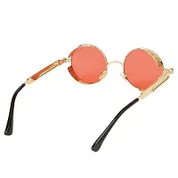 Modern Red Metal Sunglasses-thumb4