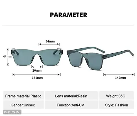 Fabulous Black Plastic UV Protected Sunglasses For Men-thumb4