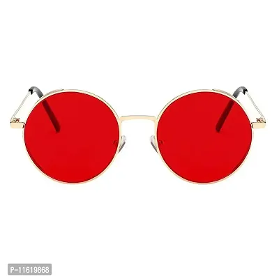 Fabulous Red Metal UV Protected Sunglasses For Men-thumb3
