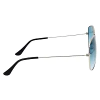 Fabulous Blue Metal UV Protected Sunglasses For Men-thumb2