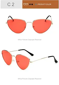 Fabulous Red Metal UV Protected Sunglasses For Men-thumb2