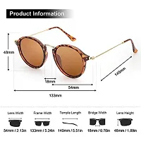 Fabulous Brown Plastic UV Protected Sunglasses For Men-thumb3