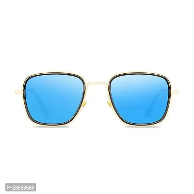 Modern Multicoloured Metal Sunglasses Pack Of 2-thumb5