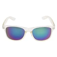 Modern Silver Plastic Sunglasses-thumb1