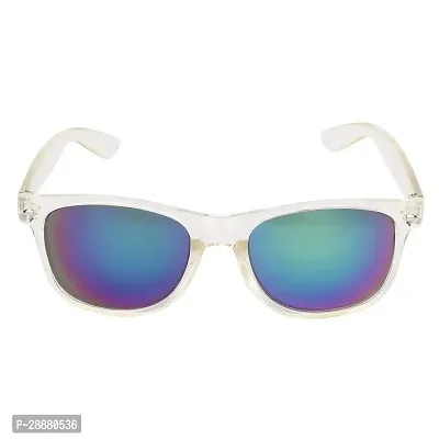 Modern Silver Plastic Sunglasses-thumb2