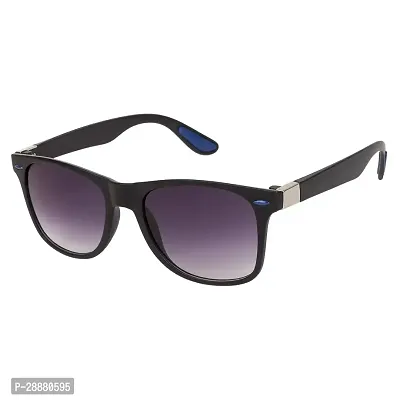 Modern Black Plastic Sunglasses-thumb0