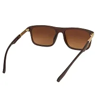 Modern Brown Plastic Sunglasses-thumb4