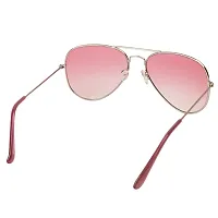 Arzonai Classic Aviator Shape Silver-Red UV Protection Sunglasses For Men  Women [MA-008-S17 ]-thumb4