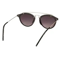 Modern Black Metal Sunglasses For Women-thumb4