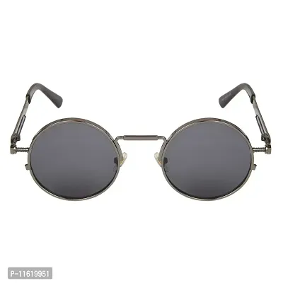 Fabulous Silver Metal UV Protected Sunglasses For Men-thumb2