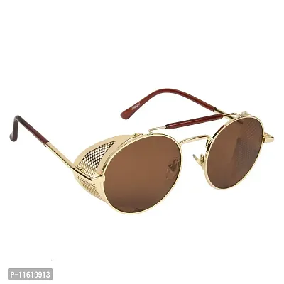 Fabulous Brown Metal UV Protected Sunglasses For Men-thumb3