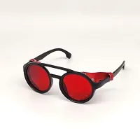 ARZONAI Ranbir Singh Advance 2020 Gradient Round Unisex Sunglasses (Red), Medium-thumb3
