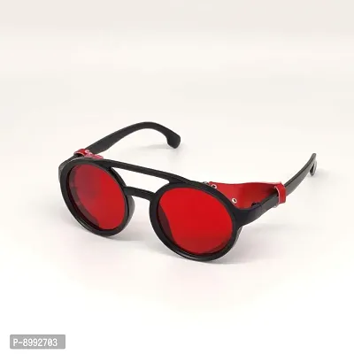 ARZONAI Ranbir Singh Advance 2020 Gradient Round Unisex Sunglasses (Red), Medium-thumb4