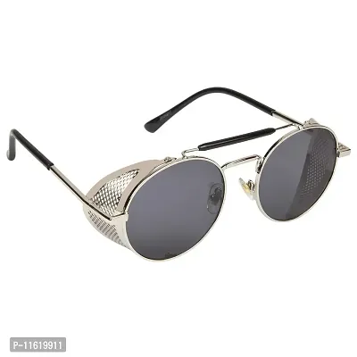 Fabulous Black Metal UV Protected Sunglasses For Men-thumb4