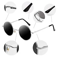 Fabulous Black Metal UV Protected Sunglasses For Men-thumb3