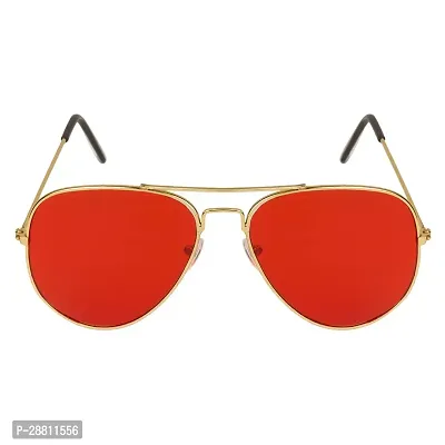 Trendy Red Aviator Sunglass For Women-thumb3