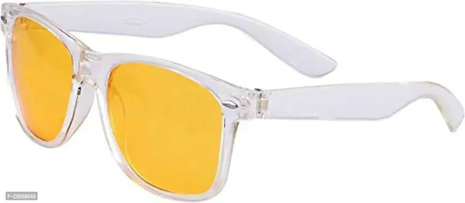 Modern Yellow Plastic Sunglasses-thumb0