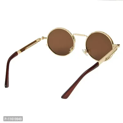 Fabulous Brown Metal UV Protected Sunglasses For Men-thumb5