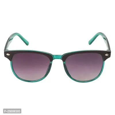 Modern Green Metal Sunglasses-thumb3