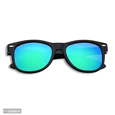 Modern Green Metal Sunglasses-thumb5