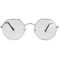 Fabulous White Metal UV Protected Sunglasses For Men-thumb3