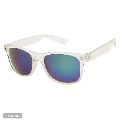 Fabulous Blue Plastic UV Protected Sunglasses For Men