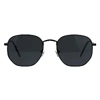 Fabulous Black Metal UV Protected Sunglasses For Men-thumb2