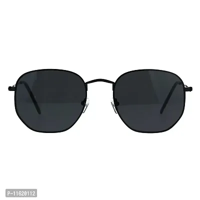 Fabulous Black Metal UV Protected Sunglasses For Men-thumb3